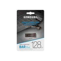 Clé USB Samsung - BAR Plus - Métallique - MUF-128BE4/APC - Gris Titan - 128 Go