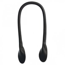 Lot de 2 anses de sac modernes 60 cm noir