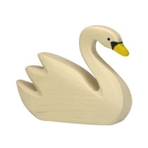Holtztiger - Figurine Holtztiger Cygne nageant