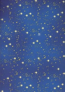 ROULEAU CIEL ETOILE 1.5 X 0.7m - BLEU