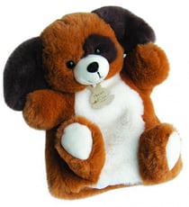 Marionnette a main doudou - chien