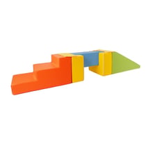 Passerelle 5 blocs jaune vert bleu orange - Velinda