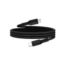 Belkin Câble USB-C vers Micro-USB en Nylon Tressé 1m Charge et Synchronisation Noir