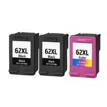 Pack de Cartouches Compatibles HP 62XL pour Imprimantes Envy 5540 e-All-in-One à 7645 & OfficeJet 200 à 8045