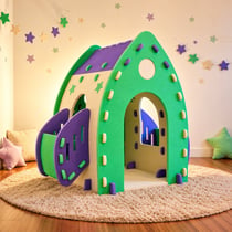 Cabane de jeu en mousse Maison Roomy - Rocket - Vert