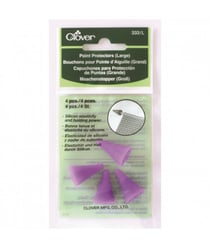 Bouchons grands pour pointe d'aiguilles - Clover Violet