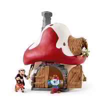 Maison des Schtroumpfs avec 2 figurines