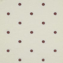 Tissu Sherpa Fleurs brodées sur fond Ecru