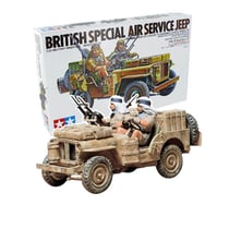 Jeep SAS avec figurines d'équipage - Réédition limitée