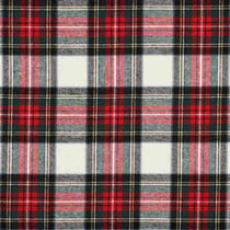 Tissu Tartan Ecossais Inverness touché laine léger Rouge - Au mètre
