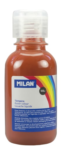 Bouteille gouache 125 ml marron