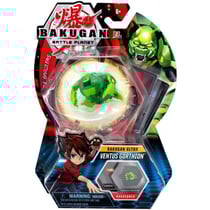 Bakugan ultra battle planet : ventus gorthion avec carte - boule verte - spin master 20109018