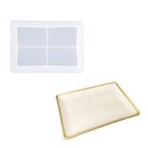 MOULE EN SILICONE COUPE 15CM X 11CM - RECTANGLE