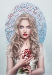 Puzzle 1000 pièces - Blood Rose - Grafika