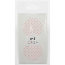 Masking Tape - Masking Tape MT Casa Seal Sticker rond en washi Pois rose