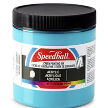 Encre acrylique bleue pour sérigraphie - Speedball
