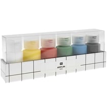Acrylini – Set basic 6 tubes - Rico Design - Beige