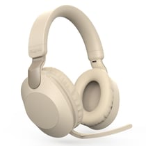 Casque Audio Bluetooth 5.1 Pliable Réduction De Bruit Longue Autonomie Orange 2 YONIS