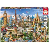 Puzzle 2000 pièces Symboles d'Europe - EDUCA