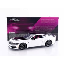 1:24 FORD MUSTANG DARK HORSE IRIDESCENT WHITE /PINK CLEAR COAT PINK S