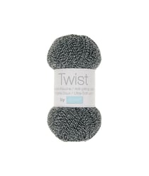 Pelote à tricoter TWIST - 100gr - Trimits 10 noir/blanc