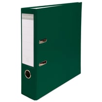 Classeur à levier polypropylène dos de 75mm - Vert - x 20 - Exacompta
