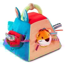 Pyramide d'activites en tissu marius - lilliputiens - 83067 - eveil bebe