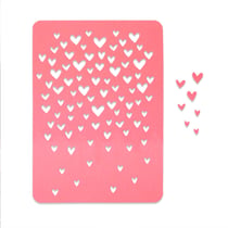 Gabarit de découpe pour machine Sizzix Thinlits - Cœurs flottants par Olivia Rose - Tous niveaux