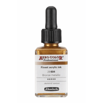 Encre acrylique - Extra-fine - Bronze métallique - 28 916 - Aéro Color Pro - Schmincke