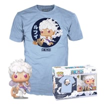 One Piece - Set Figurine POP! & Tee T-Shirt Luffy Fifth Gear - Taille M