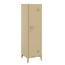 Armoire étagère meuble de rangement à casier métallique vérouillable 137 x 38