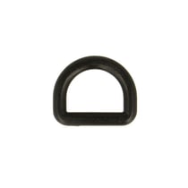 Anneaux en D pour Sangle / bandoulière sac 13mm noir