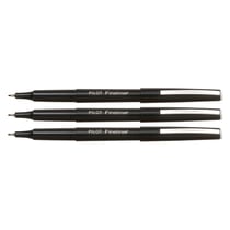Lot de 3 feutres extra fins - PILOT - Noir - Pointe ogive 0,4 mm