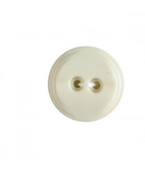Carte de 4 boutons classique blanc 18mm - Distrifil Ecru
