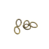 Anneaux brisés ovales 3 x 4 mm Laiton 100 pièces