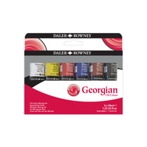 Set de 6 tubes 38 ml - Peinture à l'huile DALER ROWNEY Georgian Oil - Haute qualité