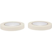 Lot de 2 rubans adhésif de masquage - 50 m x 18 mm - Cogex