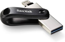 Clé USB SANDISK iXpand Flash Drive Go - Grise - 64 Go - 12 x 53 x 12,5 mm
