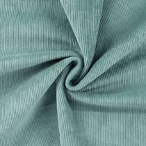 Tissu Velours côtelé stretch uni Vert menthe