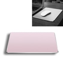 Tapis De Souris Antidérapant Double Face En Alliage D'Aluminium Taille S Argenté Or Rose YONIS