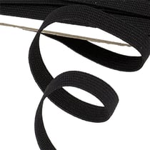 Elastique souple 3mm noir