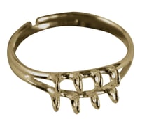 Bagues multi anneaux 18 mm Laiton 2 pièces