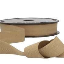 Bobine 50m sergé coton Taupe