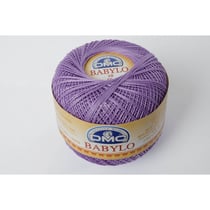 Fil à crocheter Babylo Gross. 20 - Col. 210 - Parme