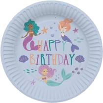 8 Assiettes Mermaid Magic