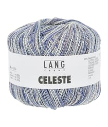 Pelote de coton CELESTE - Lang Yarns 0021 Bleu