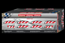 6 Bordures Intérieures Courbe Relevé Radius 2 30° - Carrera 20594
