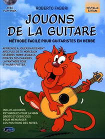 Roberto fabbri : jouons de la guitare - recueil + audio online