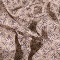 Tissu Coton enduit Riad sur fond Gris