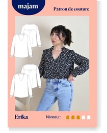 Patron Blouse - Erika - Tailles 34 à 48